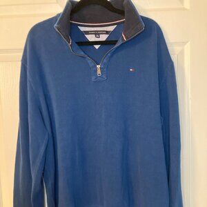 Tommy Hilfiger Men's Flag Logo Quarter-Zip Sweater - Size XL